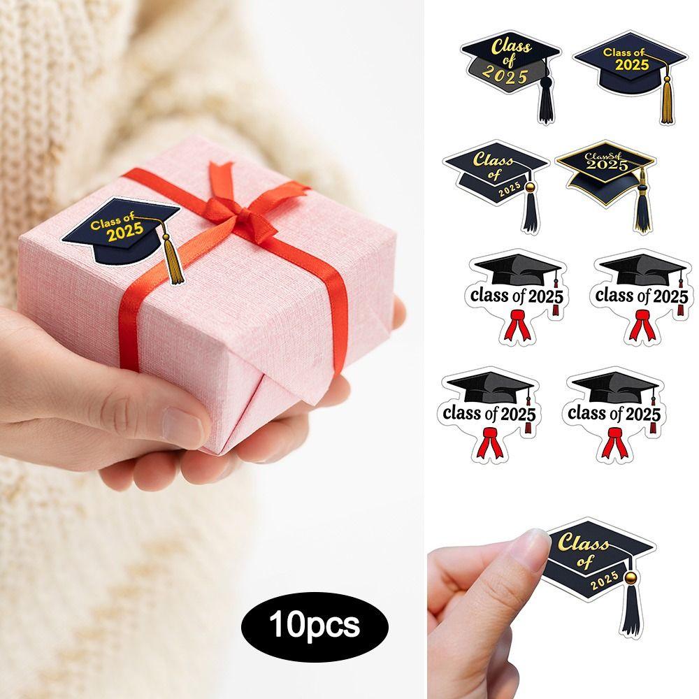 10 шт. эмалевая брошь на выпускной своими руками 'Выпуск 2025' бирка для студенческого рюкзака студенческий сувенир