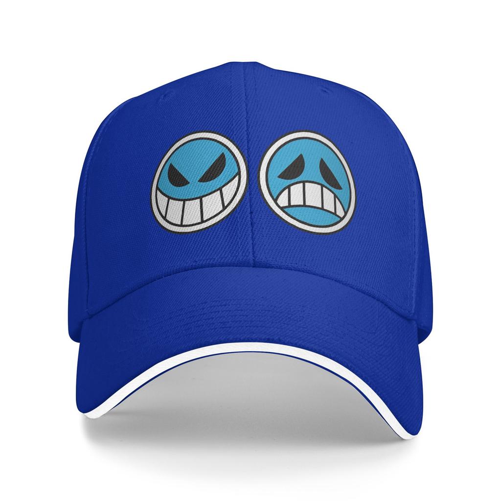 Ace Logo One Piece Flag Baseball Cap Fashion  Sandwich Hat Unisex Adjustable Sun Cap Outdoor