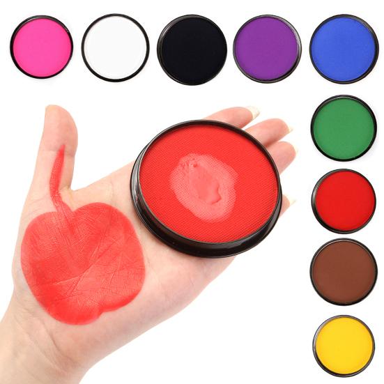 Cool Face Paint Яркий многофункциональный однотонный комплект краски для лица и тела для гардеробной