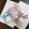 Poom/ Chiffon See-through Ribbon Hair Tie