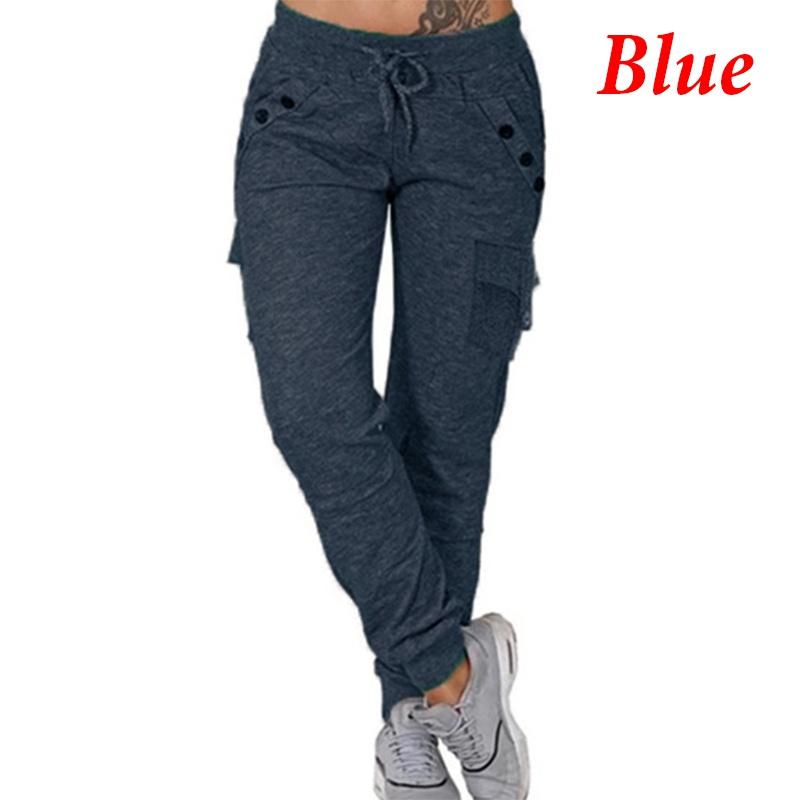 Новые высококачественные женские модные повседневные брюки, свободные брюки с высокой талией, эластичные узкие спортивные брюки