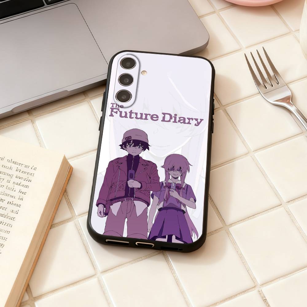 Чехол для телефона F-Future Diary Anime для Samsung Galaxy A73, A72, A71, A70, A53, A52, A51, Другие Мягкий Черный Корпус