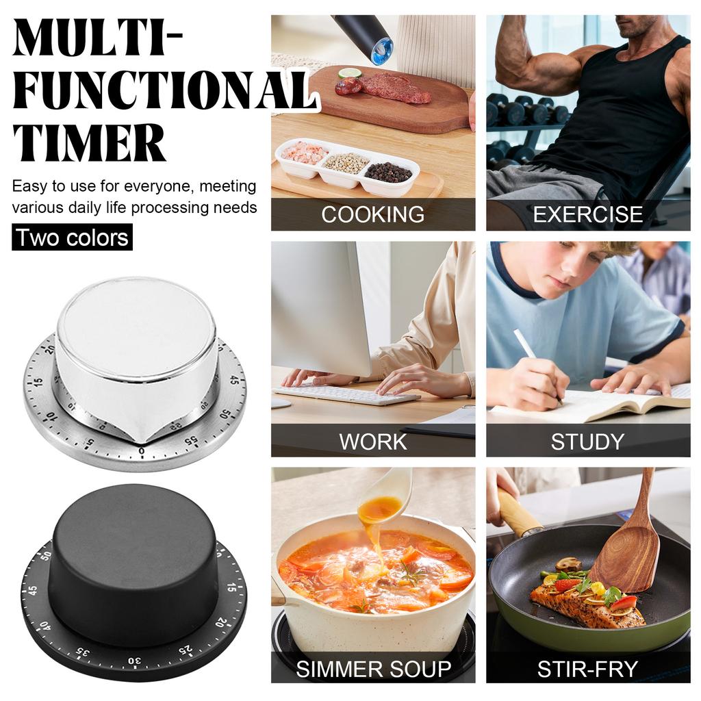 Kitchen Home Timers, Mechanical Reminder, Kitchen Baking, Cooking Reminder
