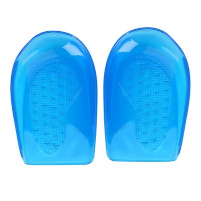 Стельки из силиконового геля Поддержка стопы Обувь Вставные подушечки Пяточная чаша (L)