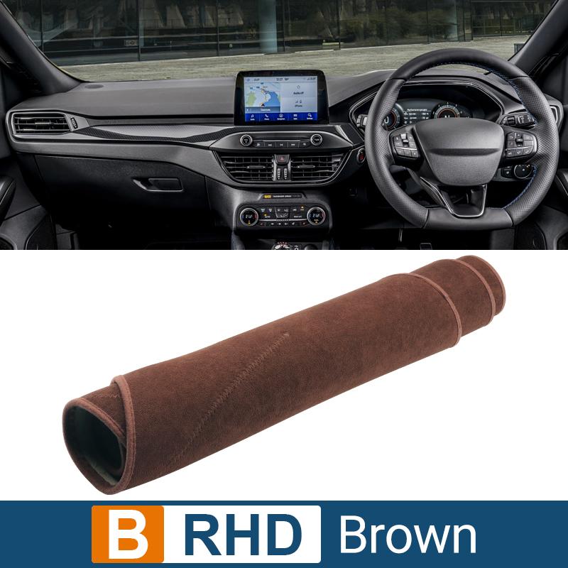 Автомобильные аксессуары для Ford Focus MK4 ST 2018 2019 2020 2021 2022 2023 Чехол на приборную панель, защитный коврик от света, анти-УФ-излучения, нескользящий коврик