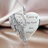 Hot Sale Angel Wings Pendant Necklace with English Lettering for Women - European and American Style