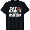 Кошачья шерсть приправа и модный аксессуар футболка сиамская футболка