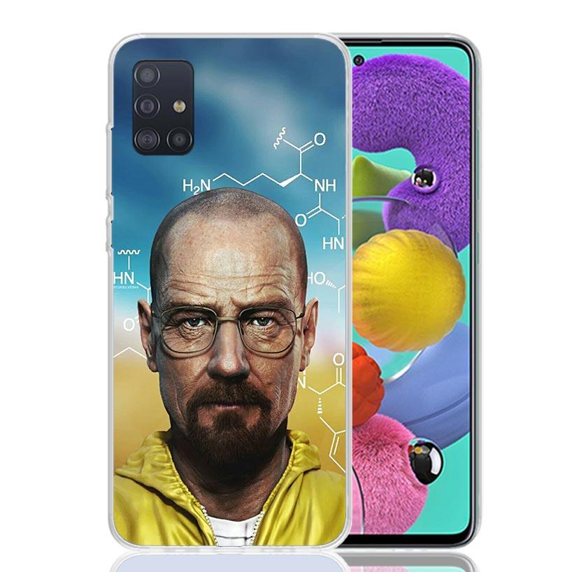 Breaking Bad WalterWhite Phone Case for Samsung Galaxy A52 A51 A50S A12 A22 A32 A72 A10S A30S A31 A71 Note 20 Ultra 10 Plus S10