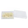 100Pcs Note Shape Paper Clips Innovative Cute Design Corrosion Resistant Gold Paper Clips for