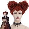 The Red Queen Cosplay Wig With Hightemperature Silk For Costume Role Play