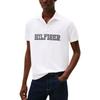 Tommy Hilfiger Удобная универсальная модная футболка-поло с коротким рукавом с логотипом для мужчин, топы XM05641-YCF