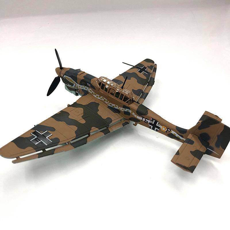 Масштаб 1/72 Литой сплав Модель Истребитель Юнкерс JU-87 Военный Ракетный Бомбардировщик Коллекционировать Подарки