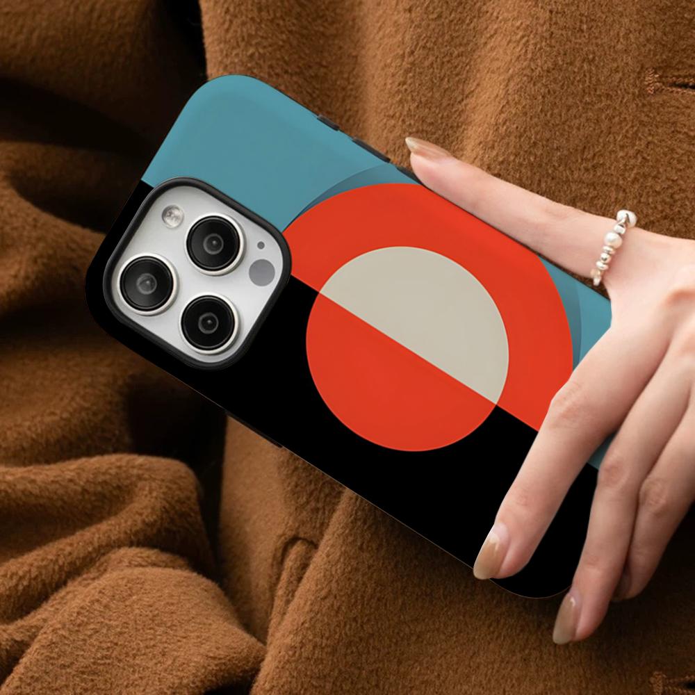 Художественный чехол для телефона Bauhaus Exhibition для IPhone 16 15 14 13 12 11 Pro Max Plus Samsung S24 S23 Ultra Глянцевый HD Жесткий ПК Чехол