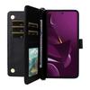 For Xiaomi Poco M7 Pro 5G Wallet Case with Shoulder/Wrist Strap Leather Phone Cover Stand