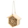 Wooden Bee House Decorative Hanging Insect House Insect Hotel for Garden Supplies