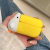 Забавный Мультяшный Птица с Большим Ртом Чехол Для Apple AirPods 4 Pro 2 1 3 Мягкий Силикон Беспроводные Bluetooth Наушники Защитный Чехол Крючок