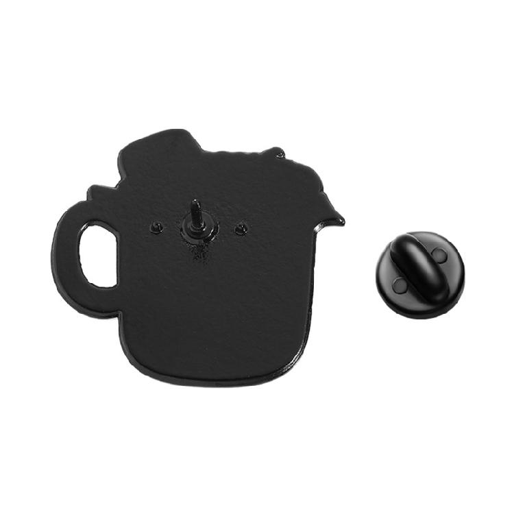 Праздничная эмалевая брошь в виде пряничного снеговика и лося, рождественский дизайн чашки, сплав, булавка, украшение на грудь, подарок для друга