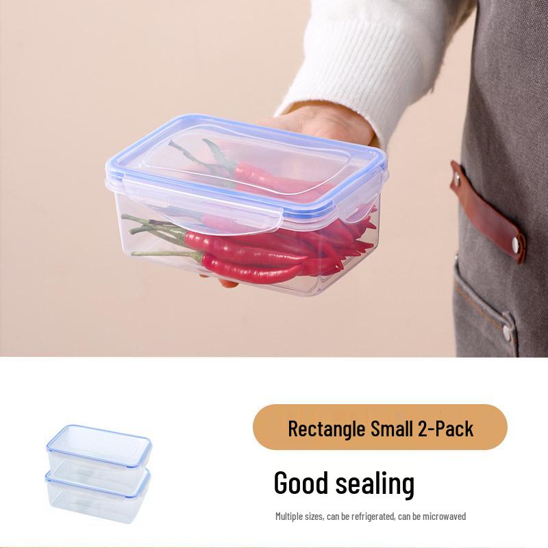 Многофункциональный герметичный пластиковый контейнер для хранения продуктов и ланч-бокс, пригодный для использования в микроволновой печи