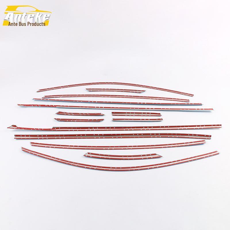 Yixuan Накладка на окно и кузов из нержавеющей стали, устойчивая к царапинам, декоративная полоса - Подходит для 20 моделей