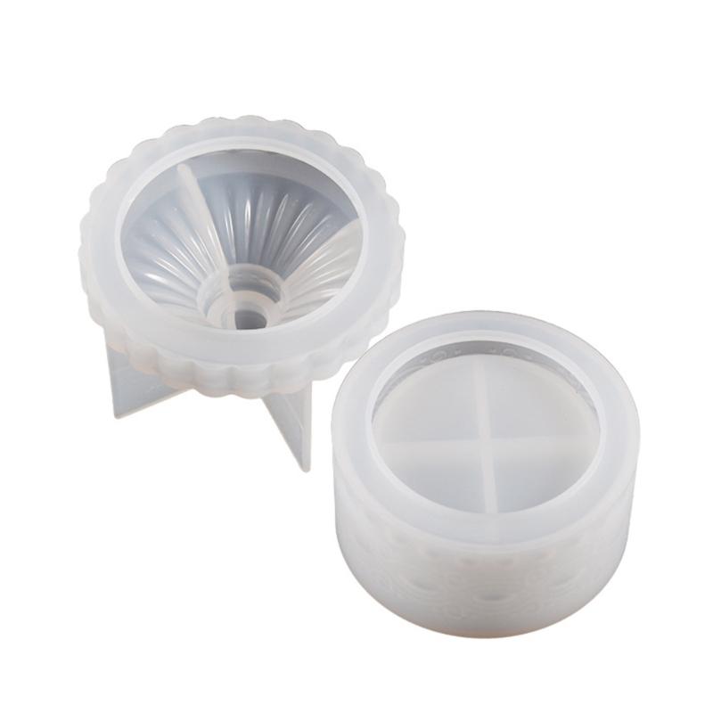 Silicone Mold Storage Box Moulds Jar Mold Storage Box Mould Jewelry Box Making Molds DIY Gift Box Moulds for Jar Bottle