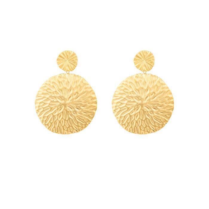 Luxenter Wiseya Boucles d'oreilles finition en or 18k