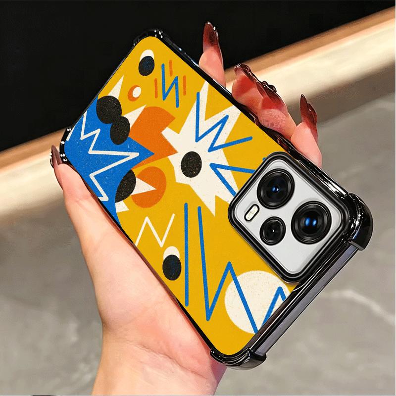 Абстрактная Геометрия Поп-Арт Дизайн Мягкий Чехол Для Телефона Для Xiaomi Poco X7 X8 Pro Max X6 X5 X3 F8 Ultra F7 M8 M7 M5S Redmi 15C 15A 15 14