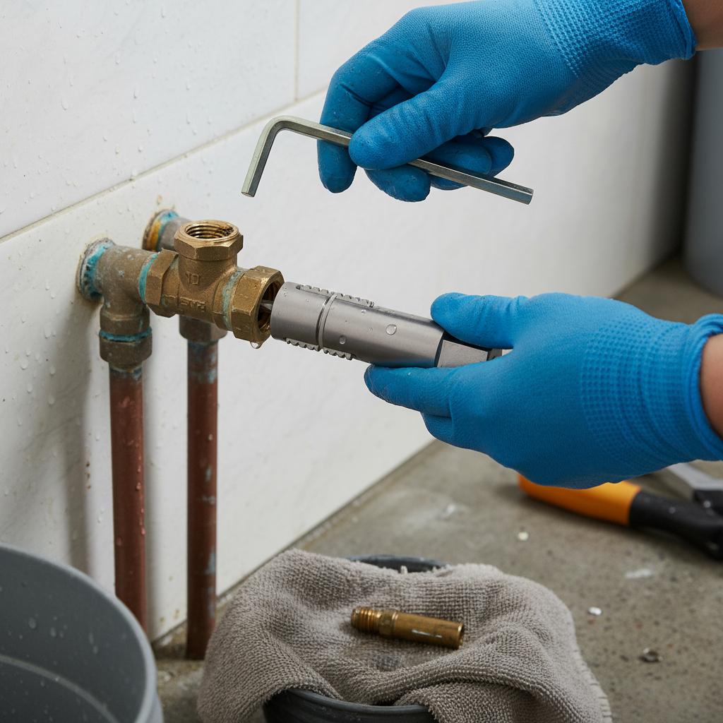 Экстрактор сломанных винтов для вентиля клапана смесителя, быстрое удаление, безопасен для внутренних резьб, инструменты для домашнего ремонта DIY