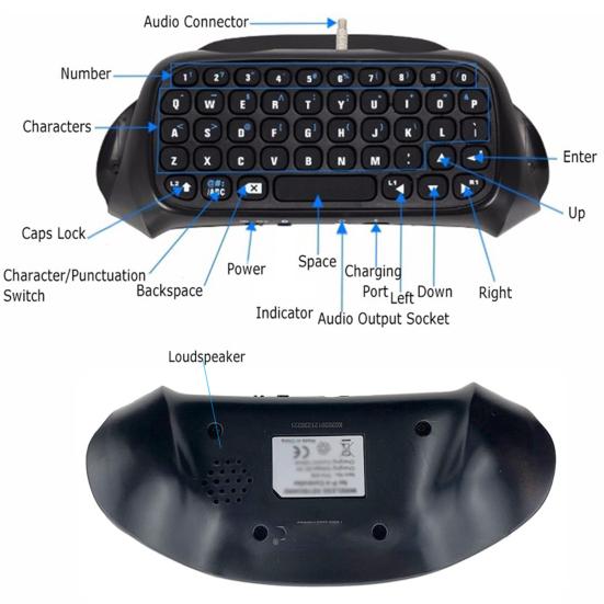 Durable Controller Keyboard V3.0 Bluetooth-compatible Long Standby Time Typewrite