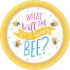 What Will It Bee? Paper Gender Reveal Party Plates (Pack of 8)