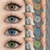 Colored Contact Lenses of the Year Natural Brown Eye Makeup Color Lenses Blue Fashion Contact Lenses Gray Beauty Lenses 1 Pair