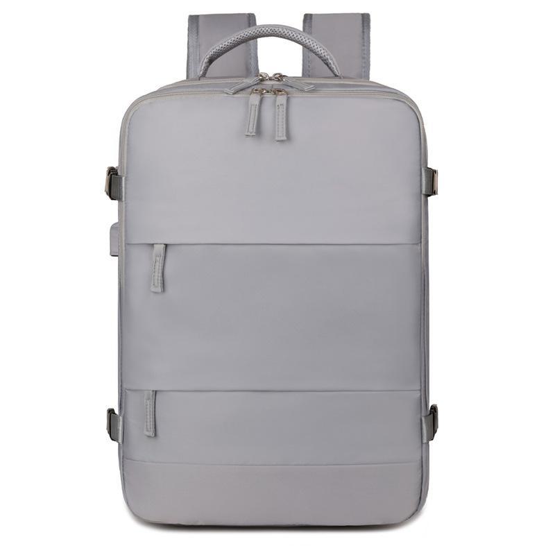 Unisex Business & Travel Backpack - Large Capacity, Expandable, Stylish Design for Short Trips & Laptop Storage