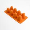 Reusable Ghost Jello Mold Orange Homemade Silicone Chocolate Mold Halloween Easy To Clean Ghost Baking Mold for Gummy Candy