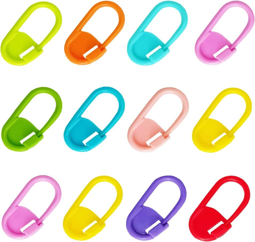 50/100 шт. Разноцветные пластиковые булавки безопасности Маркеры для вязания Крючки для петель для вязания крючком DIY Шитье Рукоделие Аксессуар для одежды