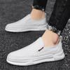 High Quality Mens Casual Shoes Brand Slip On Driving Shoes Classic Business White Loafer Moccasin Lightweight Comfy Walking Shoe