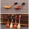 Long Handled Bamboo Kitchen Tool Cooking Utensil Soup Rice Spoon Tableware Teaspoon Spoon