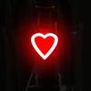 Outdoor Led Warning Bike Lights USB Charging Tail Lamp Creative Bicycle Accessories