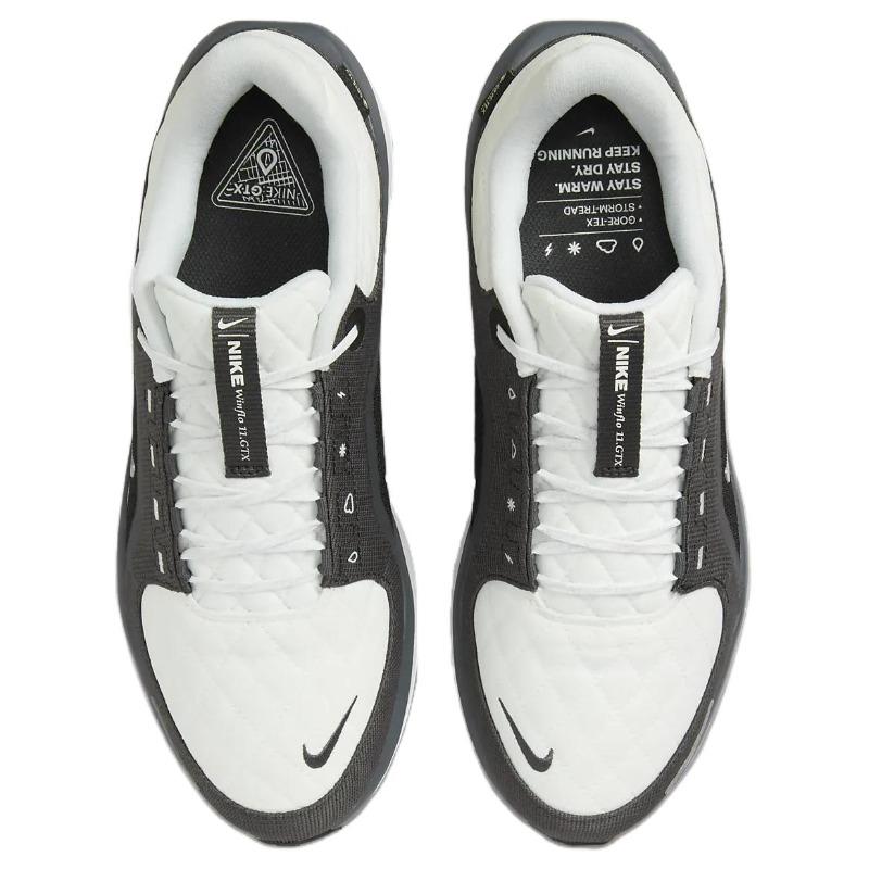 Nike Мужские низкие тренировочные беговые кроссовки Winflo 11 GORE-TEX Серые FQ1358-004
