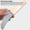 Half Moon Stainless Steel Nail File Base with Disposable Pad Function for Hygienic Professional Quality Home Manicures