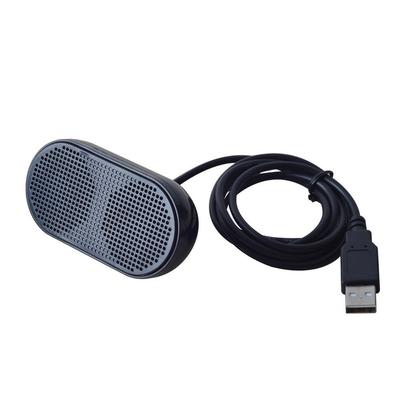 Мини-динамик HONKYOB USB, Компьютерный динамик, Стерео мультимедийный динамик с питанием для ноутбука и ПК (черный)