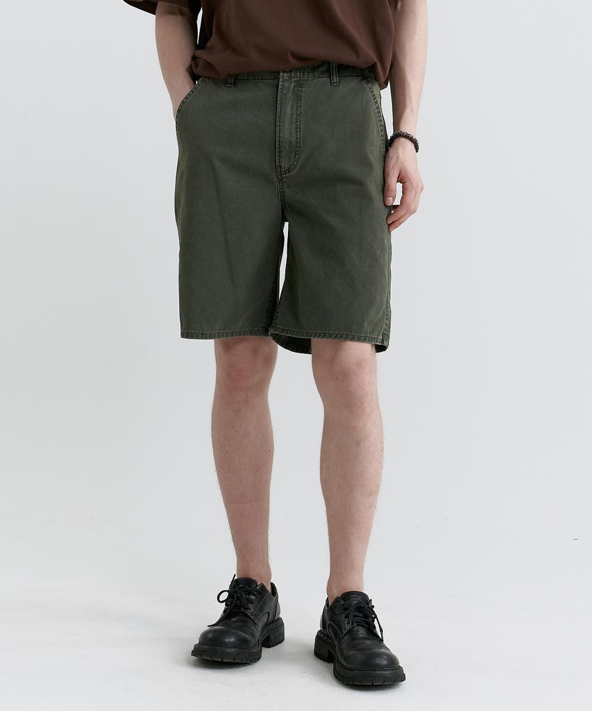 MAGOODGAN Bernard 4916 Шорты Хаки с Цветочными Блоками Regular Fit