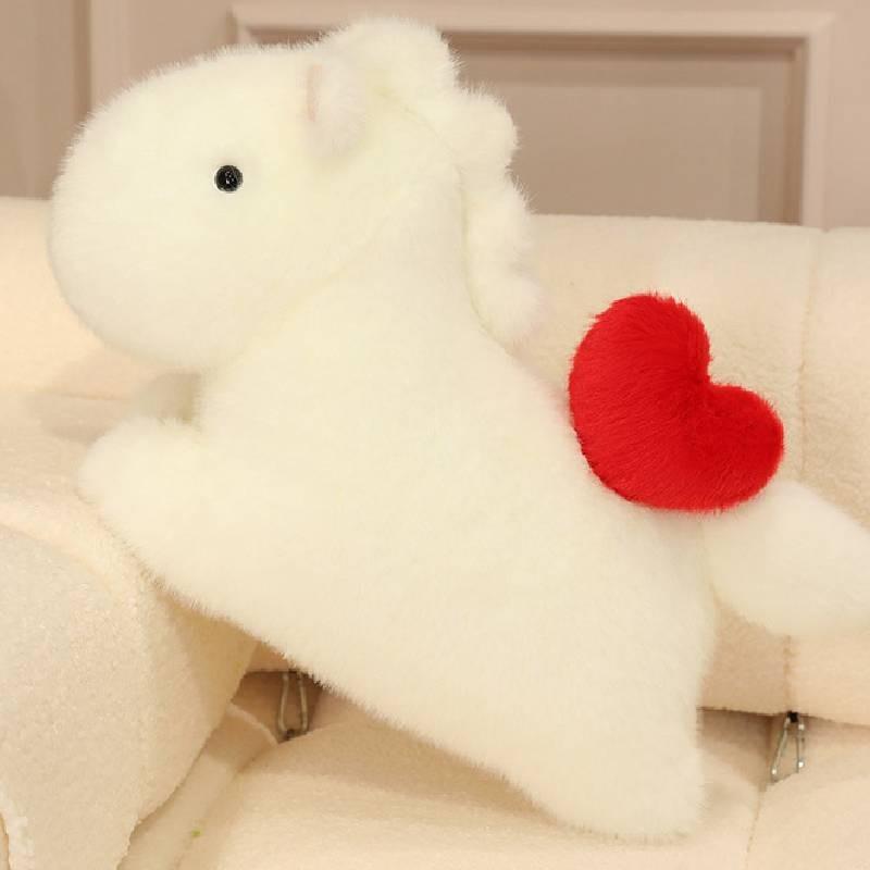 Horse Toy Plush Cute Animal Cartoon Doll Kids Birthday Gift Room Decoration