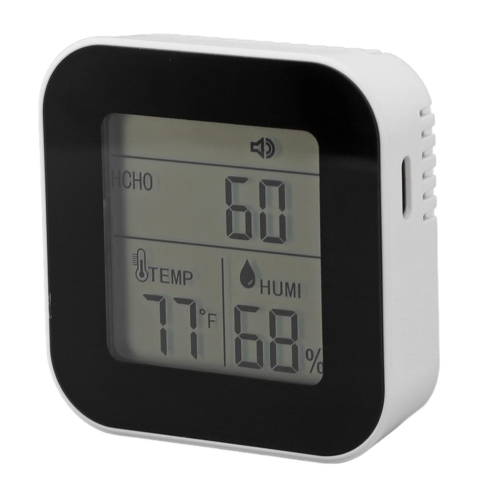 3 в 1 измеритель температуры и влажности, высокоточный монитор качества воздуха с ремешком для дома и автомобиля