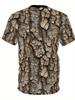 Унисекс футболка Oak Bark Cut & Sew - Футболка с принтом AOP Camo, Футболка с уникальным узором, Футболка для любителя природы, Рубашка в стиле Outdoor, Подарок для любителя камуфляжа, Удобная, дышащая