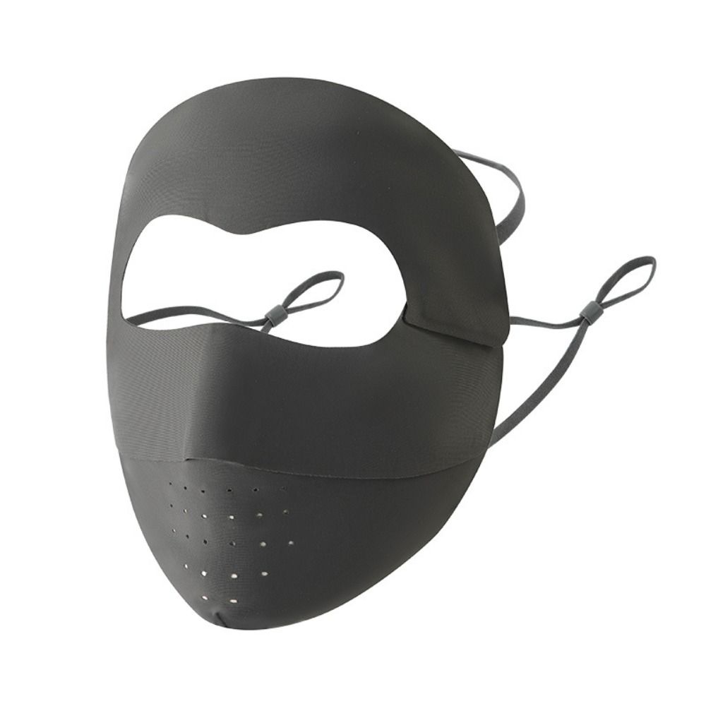 Breathable Sunscreen Mask Thin Face Gini Mask Adjustable Face Cover  Riding