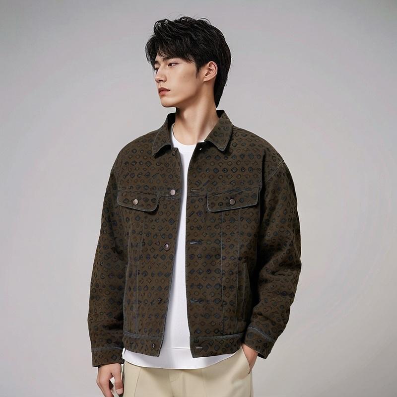 Supreme FW24 WEEK5 Flocked Denim Trucker Jacket Unisex SUP-FW24-102