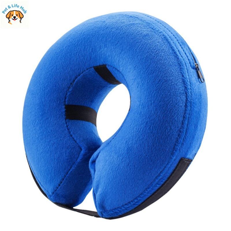 Dog products-inflatable pet protection neck collar leash Elizabeth collar pet grooming protection neck wrap pet supplies