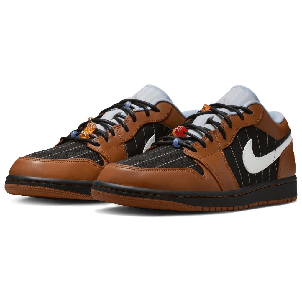Jordan Air Jordan 1 Low Винтажные Баскетбольные Кроссовки Мужские Темно-коричневые IR7560-010