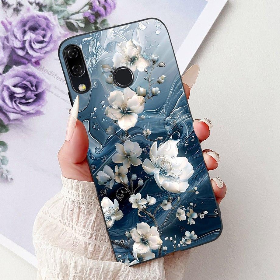 Luxury Matte Silicone Soft Case For ASUS ZENFONE 5 8 3 ZE620KL ZE520KL ZB602KL ZB601KL ZS590KL Capa Flower Loving Heart Funda