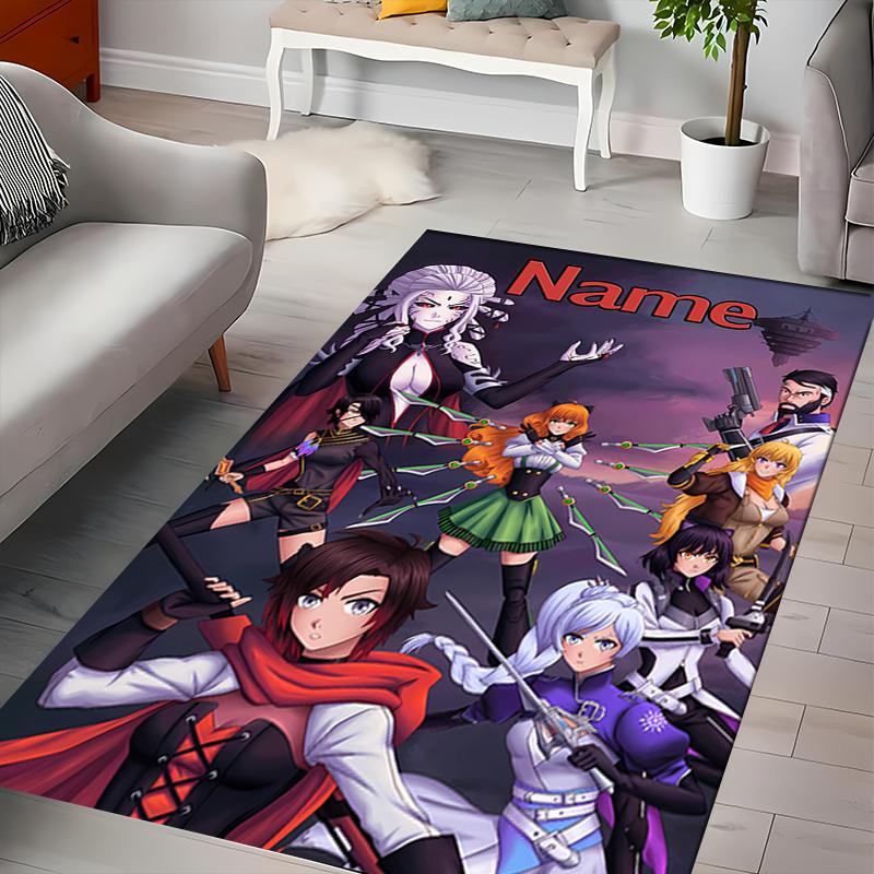 Custom personalization RWBY Volume Area Rug - Perfect For Kitchen, Bathroom,Laundry Room Decor Large Size Available,Gift All Seasons