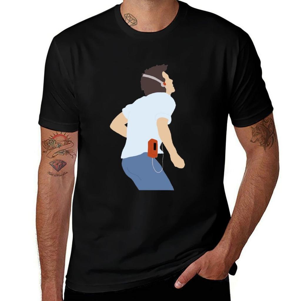 Footloose Illustration poster TShirt Plus Size Loose Fit TShirt